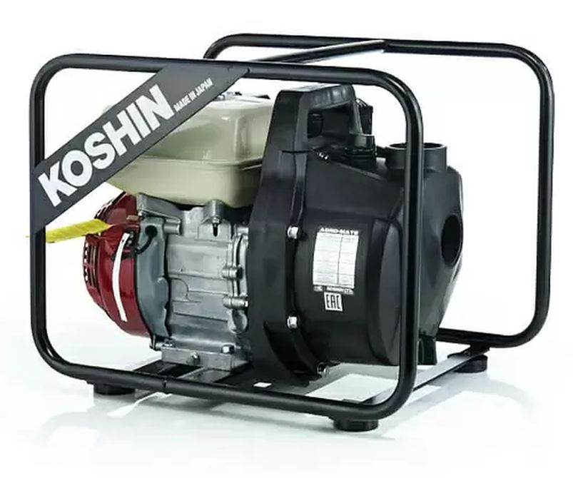 Бензиновая мотопомпа для агрессивных жидкостей Koshin PGH-50 (полимер)