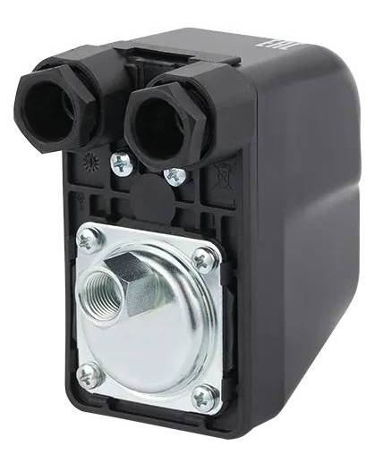 PM/12 Реле давления 3-12bar  1/4 - F  ~250V  16A (10A) с накидной гайкой