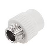 Муфта PN25 комбинированная, наруж. резьба 25х1/2" (бел.)