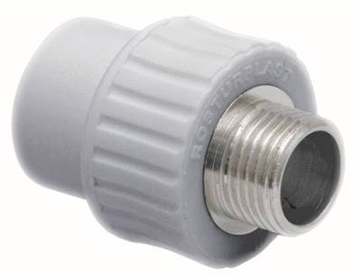 Муфта PN25 комбинированная, наруж. резьба 20х3/4"