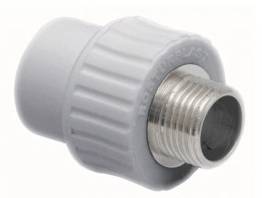Муфта PN25 комбинированная, наруж. резьба 25х1/2"