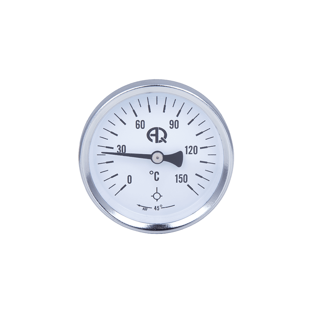 Термометр 63 мм, осевое подключение, L=30 мм, 0-150 °С