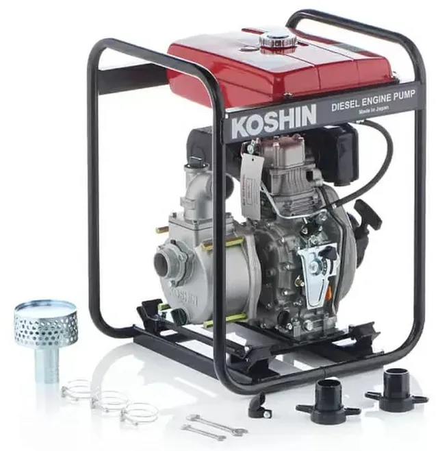 Дизельная мотопомпа для сильно-загрязненных вод Koshin STY-50D