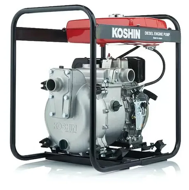 Дизельная мотопомпа для сильно-загрязненных вод Koshin KTY-50D