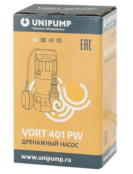Дренажный насос VORT 401 PW UNIPUMP