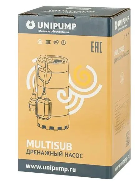 Многост. дренажный насос MULTISUB 800 UNIPUMP