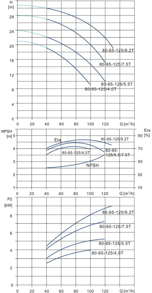 Моноблочный насос NBS 80-65-125_5.5T_380_BQCE
