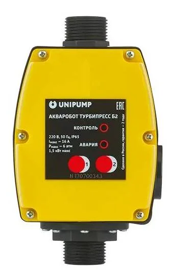 Блок управления двумя насосами ТУРБИПРЕСС Б2 1,5 кВт UNIPUMP