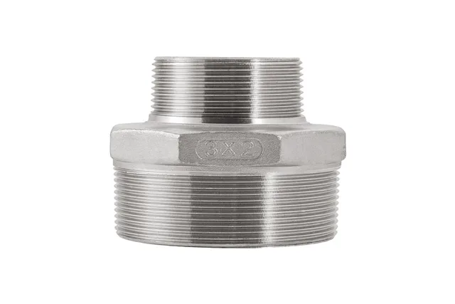 Переход резьбовой 3"НР / 2"НР нерж. сталь UNIPUMP