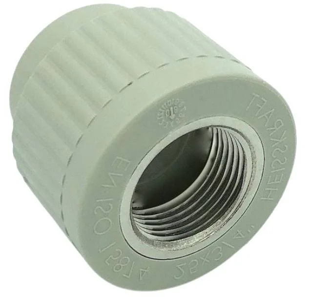 Муфта комбинированная с внутренней резьбой 20х1/2" (Серый)