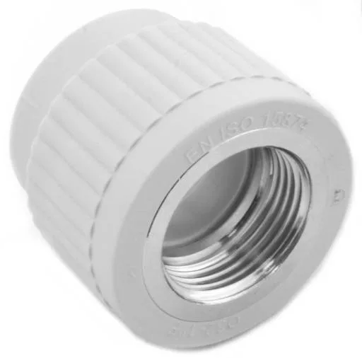 Муфта комбинированная с внутренней резьбой 25х3/4'' (Серый)
