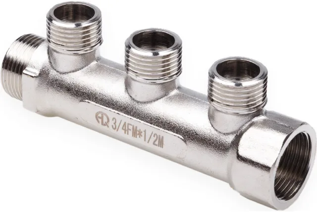 Коллектор резьбовой  FM 3/4",1/2"х3