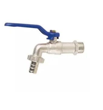 Кран шаровой водоразборный под шланг 1/2 Wh ручка ECO (180/20)