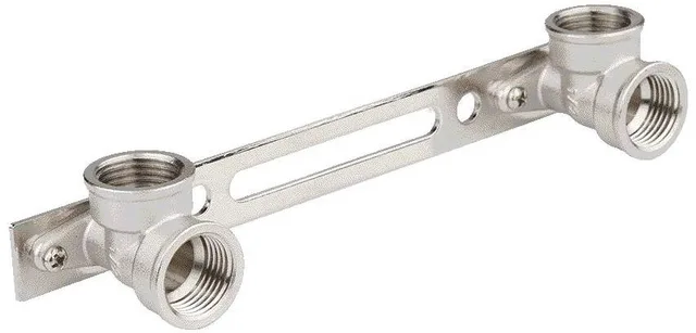 Уголки на планке для смесителя 1/2"вн x1/2"вн - 2 (25/1)