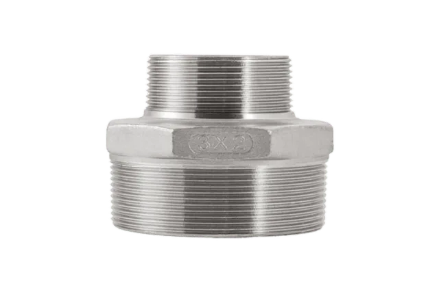 Переход резьбовой 3"НР / 2"НР нерж. сталь UNIPUMP