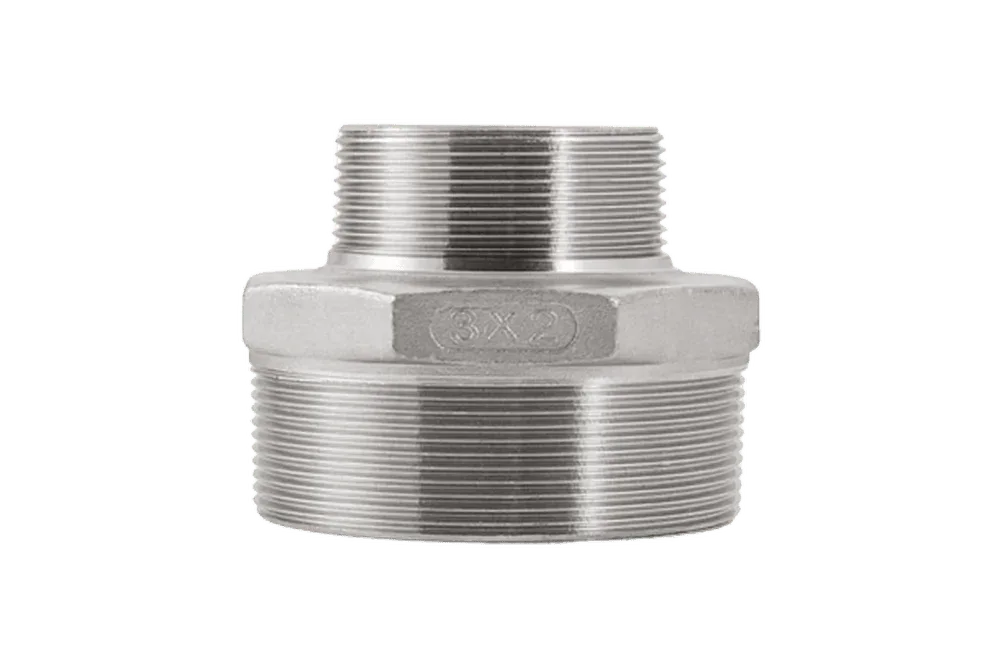 Переход резьбовой 3"НР / 2"НР нерж. сталь UNIPUMP