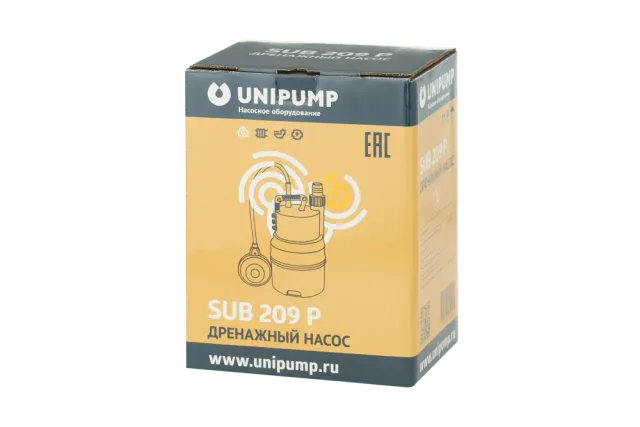 Дренажный насос SUB 209 P UNIPUMP