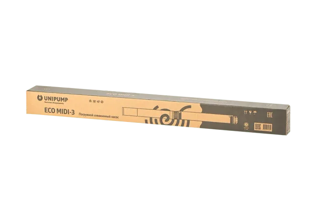 Погружной скважинный насос ECO MIDI-0 (0,37 кВт, 20 м) UNIPUMP