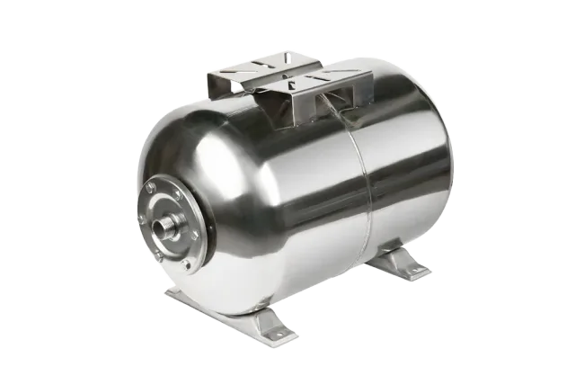 Гидроаккумулятор 50л, (гор.), нерж. сталь, мембрана EPDM UNIPUMP
