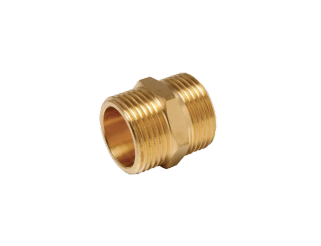 Ниппель 1" нр х 1" нр (латунь) UNIPUMP