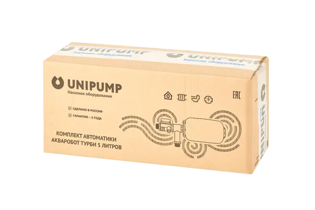 Комплект автоматики с г/а 5л  АКВАРОБОТ ТУРБИ UNIPUMP