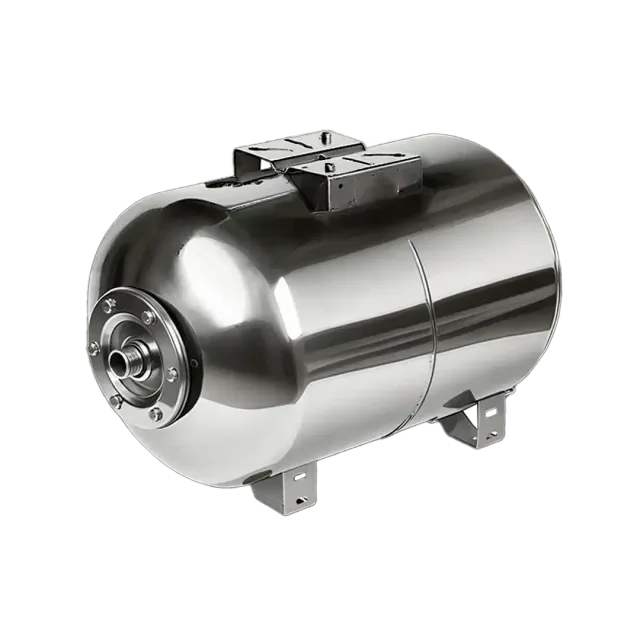 Гидроаккумулятор 100л, (гор.), нерж. сталь, мембрана EPDM UNIPUMP