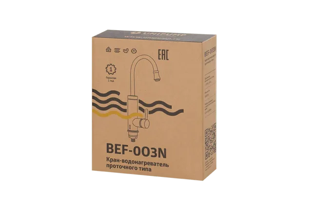 Кран-водонагреватель проточного типа BEF-003N UNIPUMP