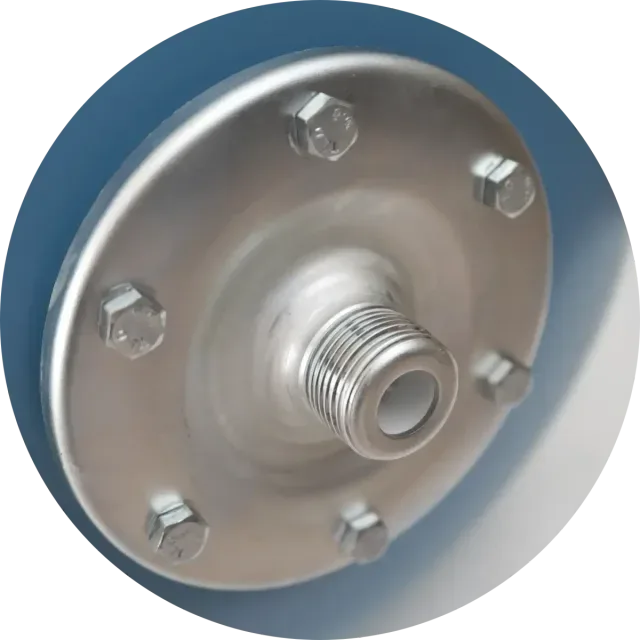 Гидроаккумулятор вертикальный 80 V, фланец- нерж. сталь, 80 л UNIPUMP