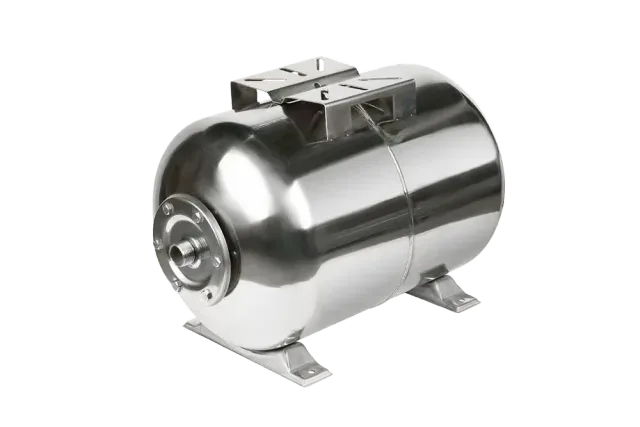 Гидроаккумулятор 80л, (гор.), нерж. сталь, мембрана EPDM UNIPUMP