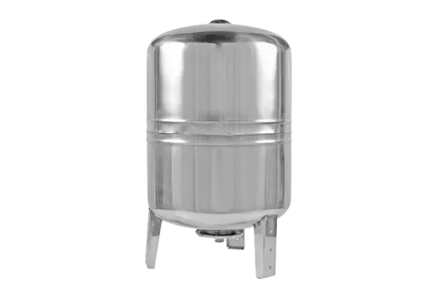 Гидроаккумулятор 100л, (вер.), нерж. сталь, мембрана EPDM UNIPUMP