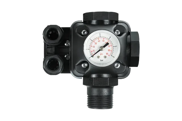 Реле давления с манометром РМ 5/3W UNIPUMP