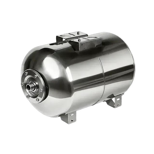 Гидроаккумулятор 100л, (гор.), нерж. сталь, мембрана EPDM UNIPUMP