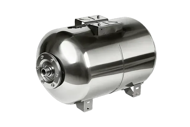 Гидроаккумулятор 100л, (гор.), нерж. сталь, мембрана EPDM UNIPUMP