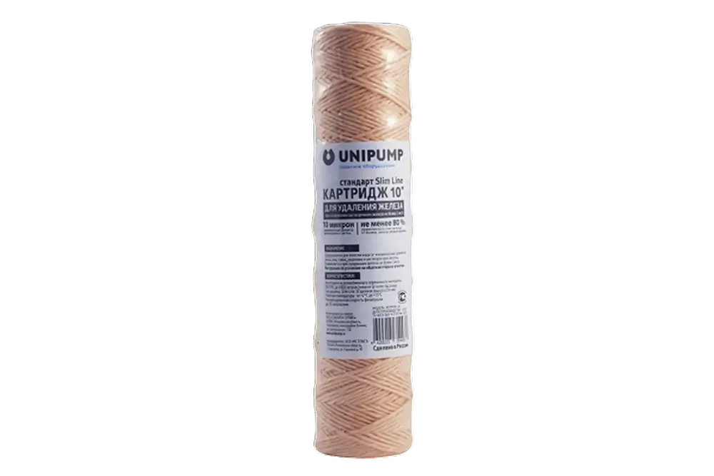 Веревочный картридж Slim Line ФЕРРУМ-10 для удал. железа (10 мкм)