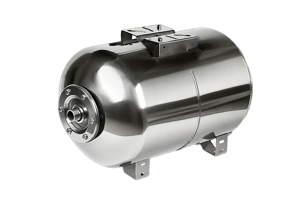 Гидроаккумулятор 100л, (гор.), нерж. сталь, мембрана EPDM UNIPUMP
