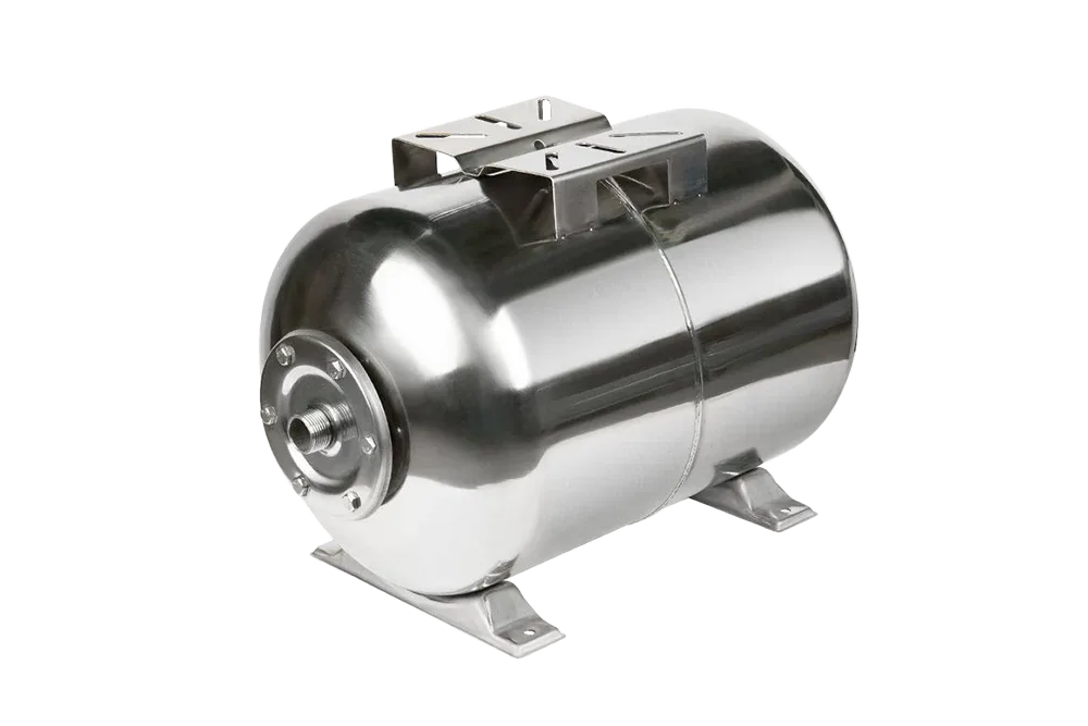 Гидроаккумулятор 24л, (гор.), нерж. сталь, мембрана EPDM UNIPUMP