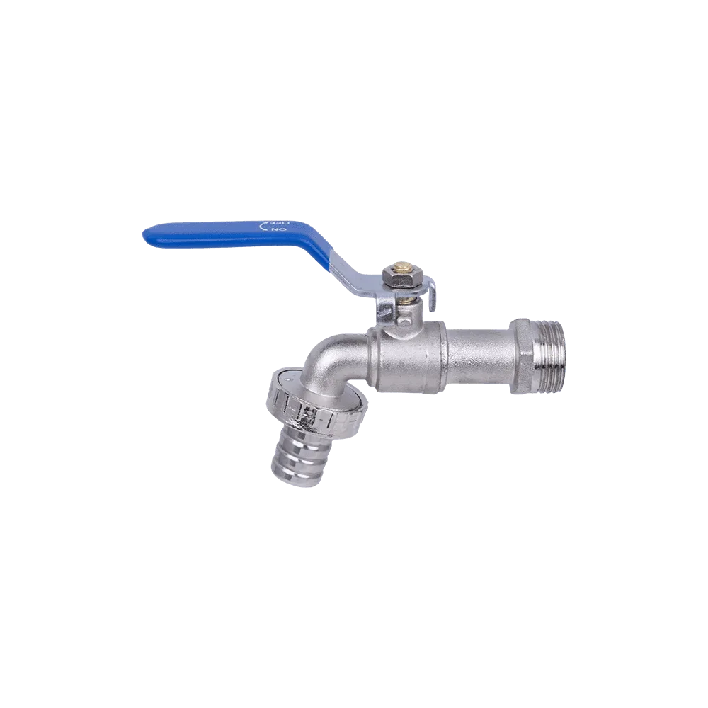 Кран шаровой водоразборный под шланг 1/2 Wh ручка ECO (180/20)