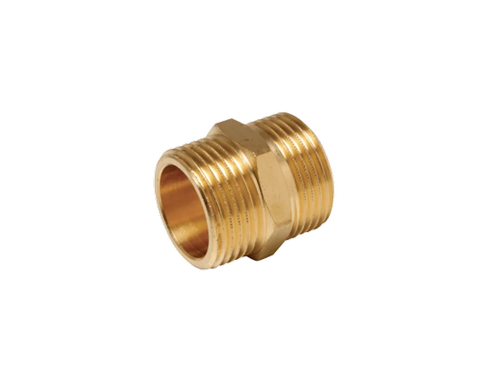 Ниппель 1" нр х 1" нр (латунь) UNIPUMP