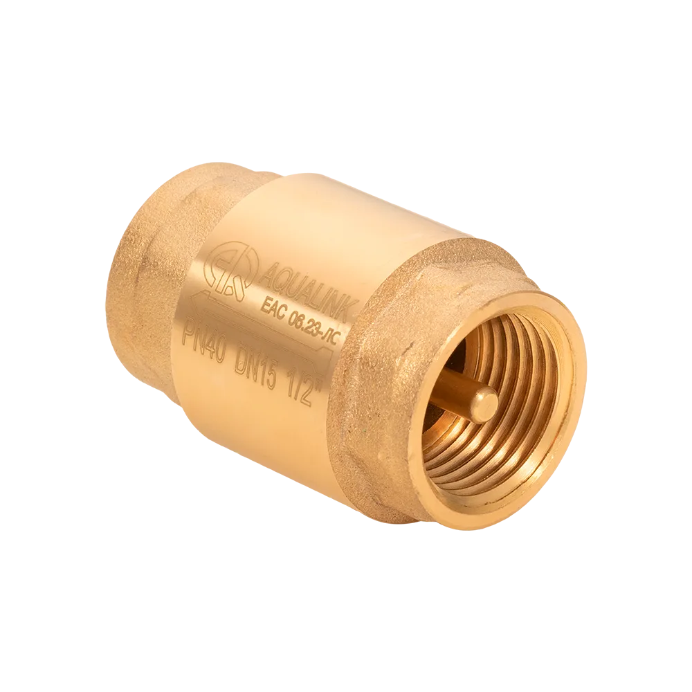 Обратный клапан с лат. сердечником 1/2" Aqualink