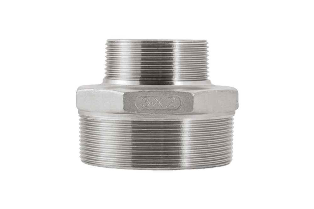 Переход резьбовой 3"НР / 2"НР нерж. сталь UNIPUMP