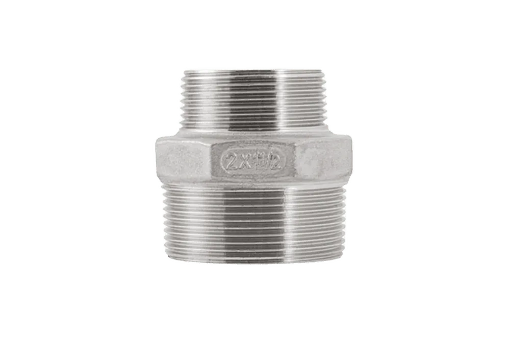 Переход резьбовой 2”НР / 1,5”НР нерж. cталь UNIPUMP