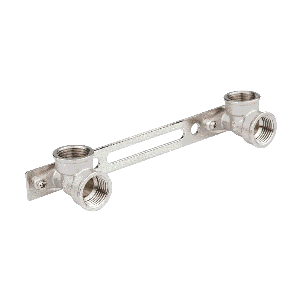 Уголки на планке для смесителя 1/2"вн x1/2"вн - 2 (25/1)