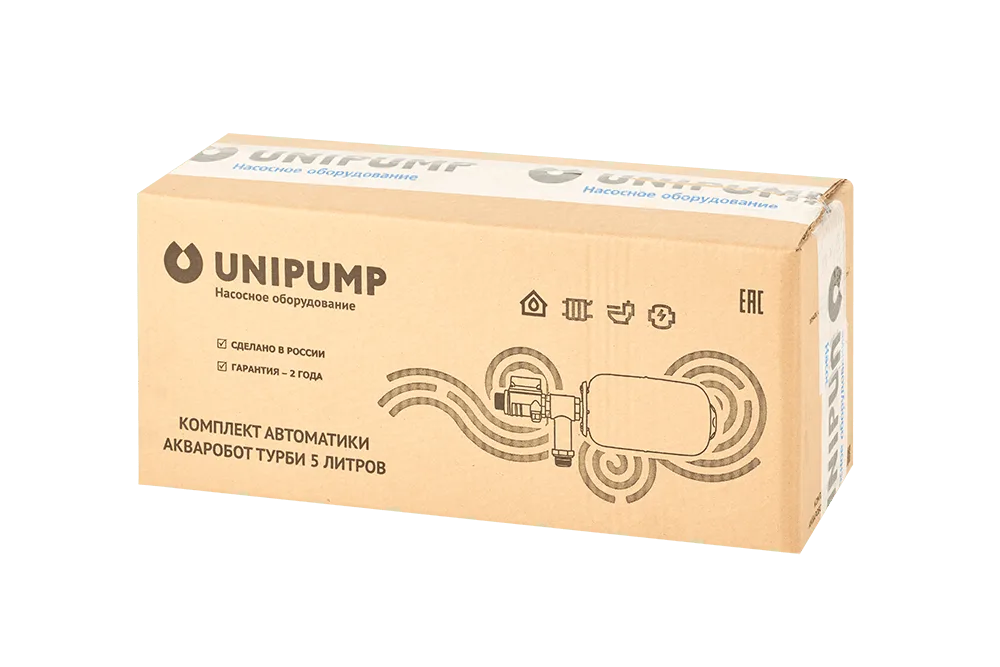 Комплект автоматики с г/а 5л АКВАРОБОТ ТУРБИ UNIPUMP