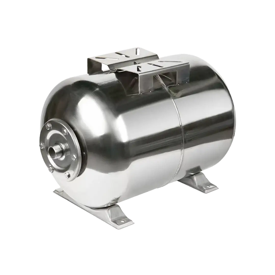 Гидроаккумулятор 80л, (гор.), нерж. сталь, мембрана EPDM UNIPUMP