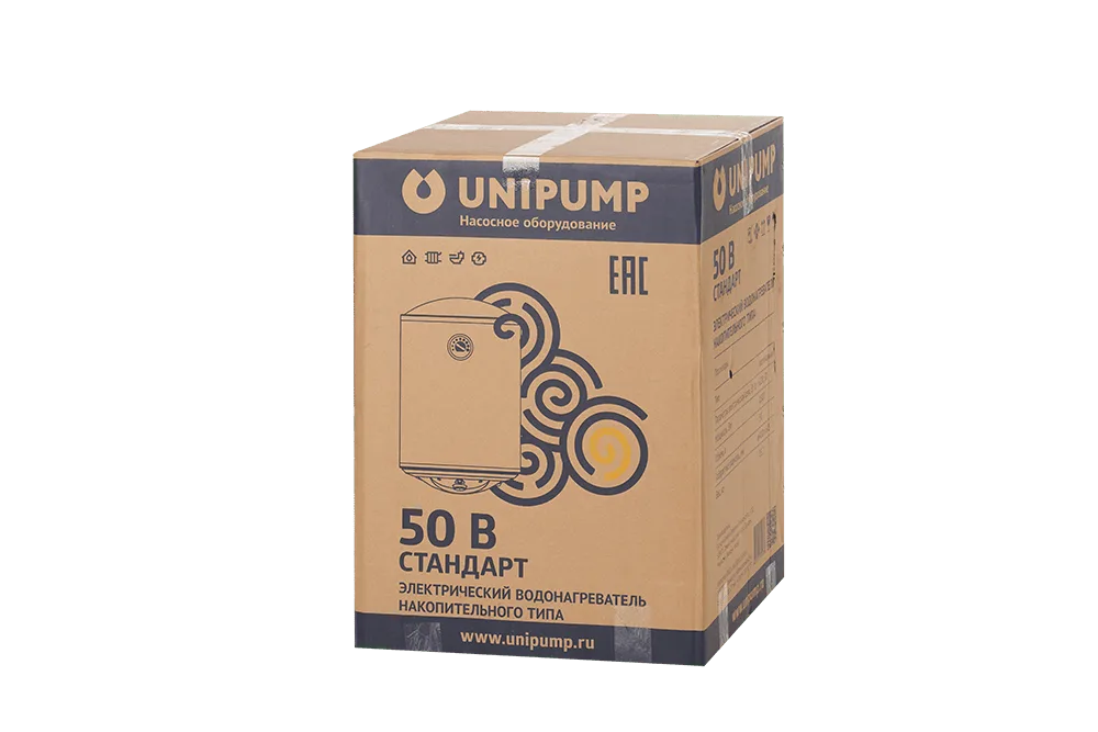 Водонагреватель нак. типа СТАНДАРТ 50 В (верт.) UNIPUMP