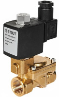 Клапан соленоидный (электромагнитный), непрямого (пилотного) действия, НО, 220В, G1, EPDM