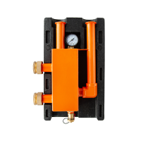 Гидравлический разделитель стальной (гидрострелка) 1 1/2" в теплоизоляции