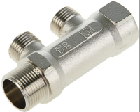 Коллектор резьбовой  FM 3/4",1/2"х2 Коллектор резьбовой  FM 3/4",1/2"х2