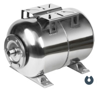 Гидроаккумулятор 24л, (гор.), нерж. сталь, мембрана EPDM UNIPUMP