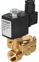 Клапан соленоидный (электромагнитный), непрямого (пилотного) действия, НО, 24В, G1/2, EPDM